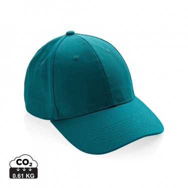 Logo trade promotional item photo of: Impact 6 panel 280gr Recycled cotton cap with AWARE™ tracer