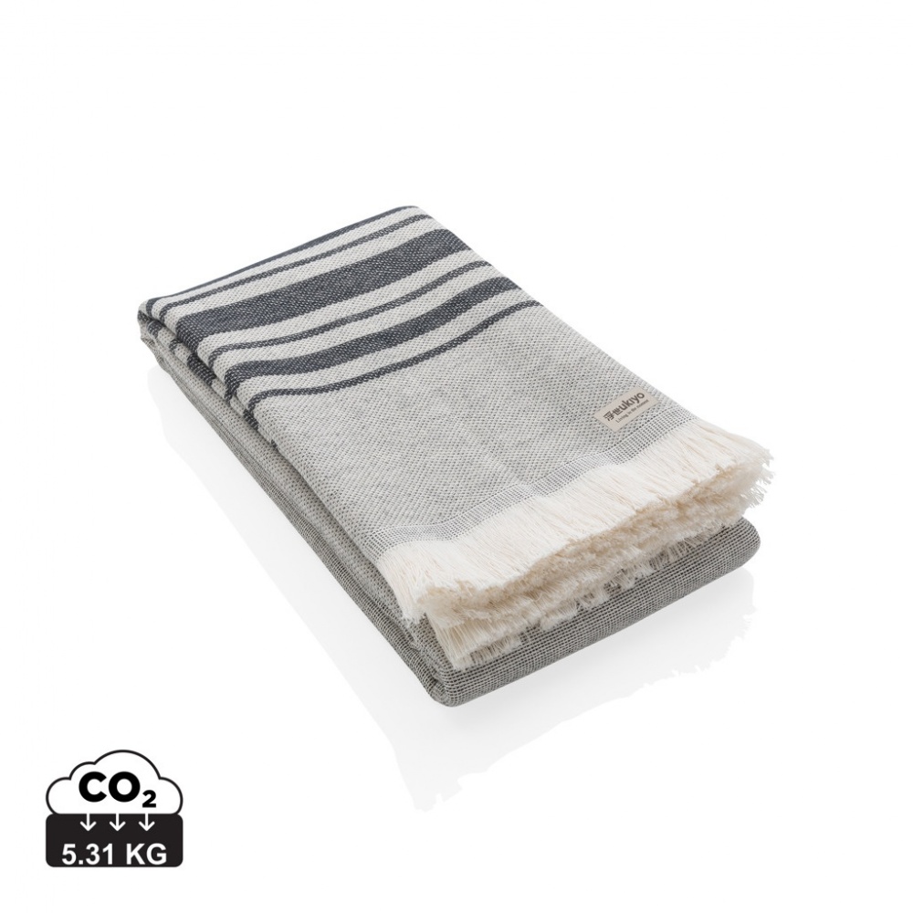 Logotrade business gift image of: Ukiyo Yumiko AWARE™ Hammam Towel 100 x 180cm