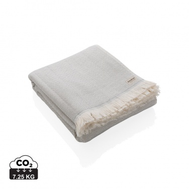 Logo trade promotional merchandise photo of: Ukiyo Hisako AWARE™ 4 Seasons towel/blanket 100x180