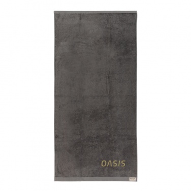 Logo trade corporate gift photo of: Ukiyo Sakura AWARE™ 500 gsm bath towel 70x140cm