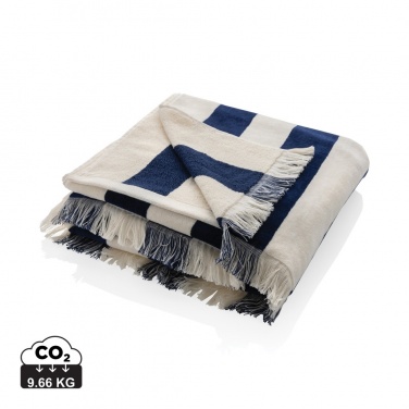 Logo trade promotional items image of: Ukiyo Yukari AWARE™ XL deluxe beach towel 100x180cm