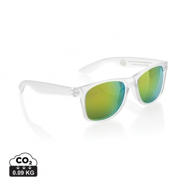 Logotrade corporate gift image of: Gleam RCS recycled PC mirror lens sunglasses