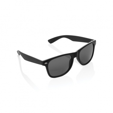 Logo trade promotional item photo of: GRS recycled PC plastic sunglasses
