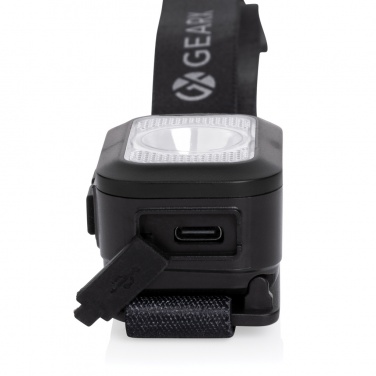 Logotrade promotional giveaway image of: Gear X RCS rPlastic heavy duty head torch