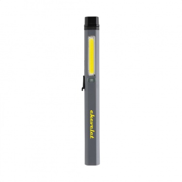 Logotrade promotional product picture of: Gear X RCS recycled plastic USB rechargeable pen light