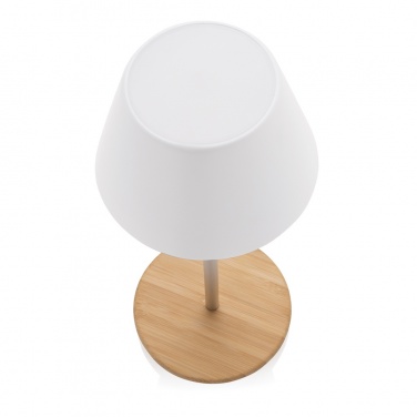 Logo trade advertising products image of: Pure Glow RCS usb-rechargeable recycled plastic table lamp