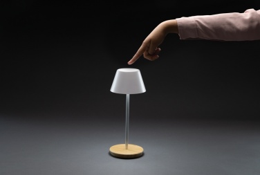 Logotrade advertising product image of: Pure Glow RCS usb-rechargeable recycled plastic table lamp