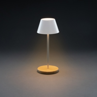 Logo trade promotional items picture of: Pure Glow RCS usb-rechargeable recycled plastic table lamp