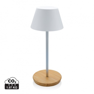 Logo trade promotional product photo of: Pure Glow RCS usb-rechargeable recycled plastic table lamp