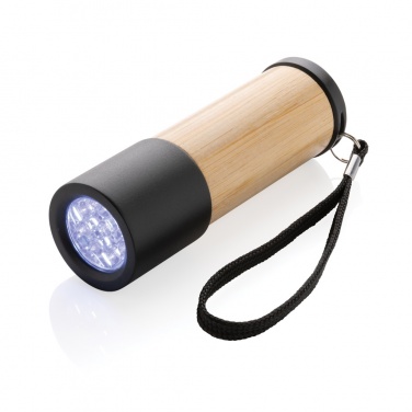 Logo trade promotional products image of: Bamboo and RCS certfied recycled plastic torch