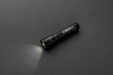 Logotrade corporate gift image of: RCS recycled aluminum USB-rechargeable heavy duty torch