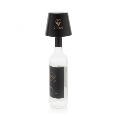 Logo trade promotional merchandise picture of: BottleGlow RCS recycled plastic bottle lamp