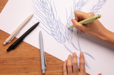 Logo trade advertising products image of: Wheat straw pen