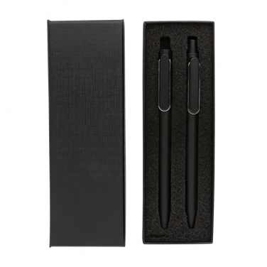 Logo trade promotional merchandise image of: X6 pen set