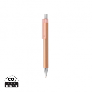 Logo trade promotional giveaway photo of: X8 metallic pen