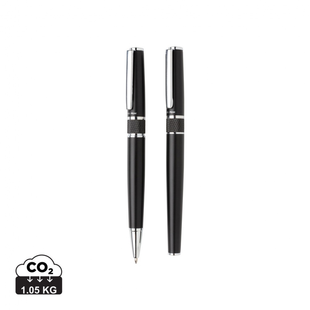 Logo trade promotional items image of: Swiss Peak deluxe pen set
