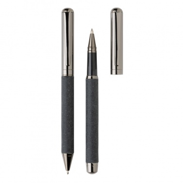 Logotrade promotional gift image of: Recycled leather pen set