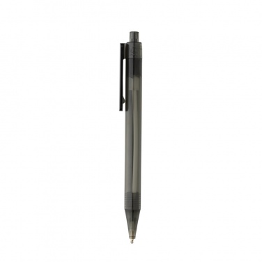 Logo trade promotional items picture of: GRS RPET X8 transparent pen