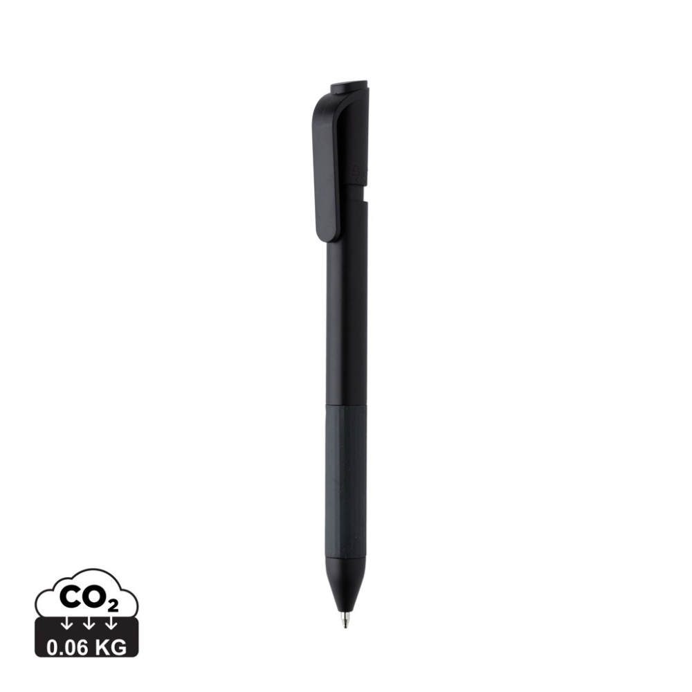 Logo trade advertising products picture of: TwistLock GRS certified recycled ABS pen