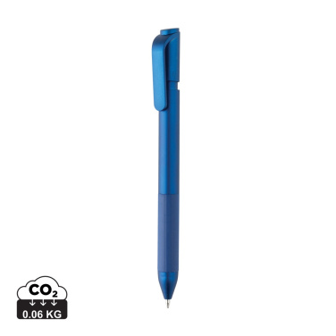 Logo trade business gift photo of: TwistLock GRS certified recycled ABS pen