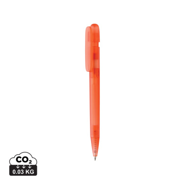 Logo trade promotional items picture of: Devin GRS certified RABS pen transparent