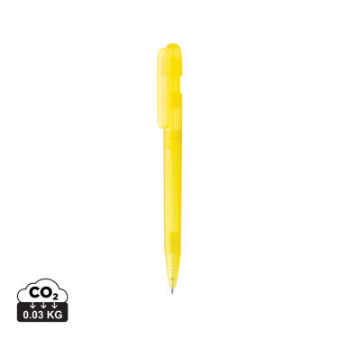 Logotrade promotional product image of: Devin GRS certified RABS pen transparent