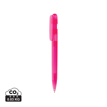 Logo trade business gift photo of: Devin GRS certified RABS pen transparent