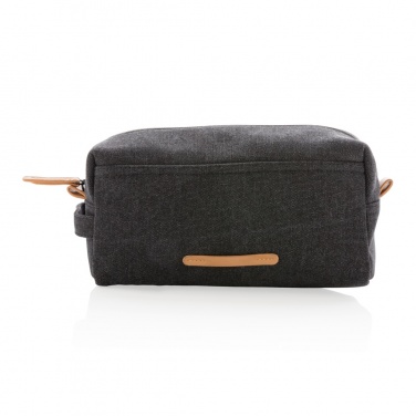 Logotrade promotional merchandise image of: Canvas toiletry bag PVC free
