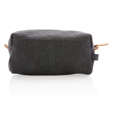 Logo trade business gift photo of: Canvas toiletry bag PVC free
