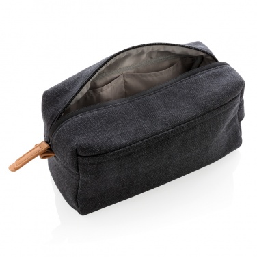 Logotrade promotional giveaways photo of: Canvas toiletry bag PVC free