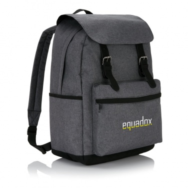 Logo trade promotional products picture of: Laptop backpack with magnetic buckle straps