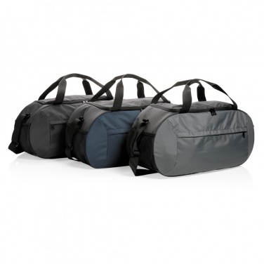 Logo trade promotional gifts picture of: Impact AWARE™ RPET modern sports duffel