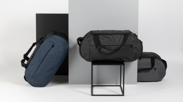 Logo trade promotional giveaways picture of: Impact AWARE™ RPET modern sports duffel