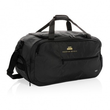 Logotrade promotional giveaway image of: Swiss Peak AWARE™ RPET sports duffel bag