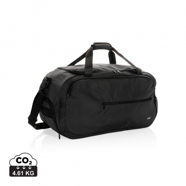 Logo trade promotional item photo of: Swiss Peak AWARE™ RPET sports duffel bag