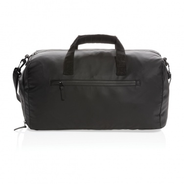 Logo trade promotional gift photo of: Fashion black weekend bag PVC free