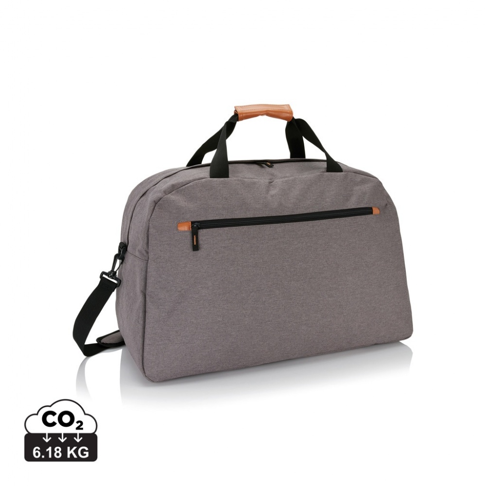 Logo trade promotional merchandise image of: Fashion duo tone travel bag