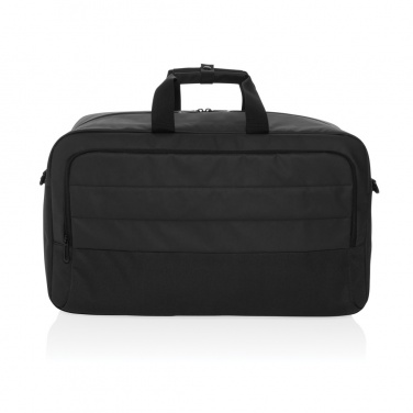 Logo trade business gifts image of: Armond AWARE™ RPET weekend duffel bag
