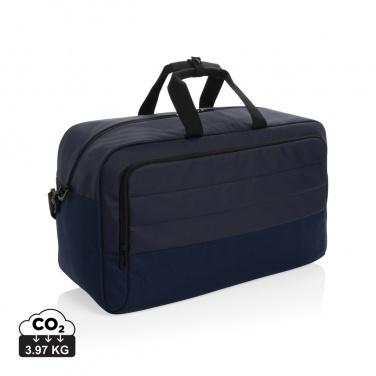 Logo trade promotional giveaways picture of: Armond AWARE™ RPET weekend duffel bag
