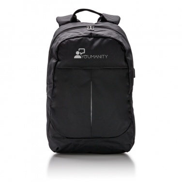 Logo trade business gift photo of: Power USB laptop backpack