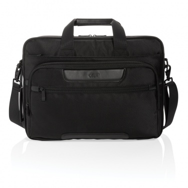 Logo trade corporate gifts picture of: Swiss Peak RPET Voyager RFID 15.6" laptop bag