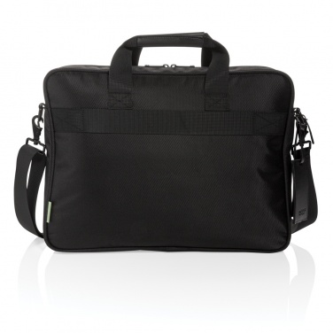 Logo trade promotional giveaways image of: Swiss Peak RPET Voyager RFID 15.6" laptop bag
