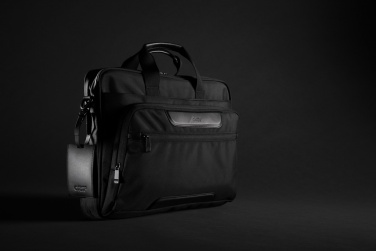 Logo trade promotional items picture of: Swiss Peak AWARE™ RPET Voyager 15.6" laptop bag