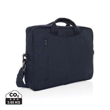 Logo trade promotional products image of: Laluka AWARE™ recycled cotton 15.4 inch laptop bag