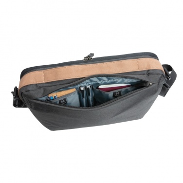 Logo trade promotional giveaway photo of: Impact AWARE™ 300D two tone deluxe 15.6" laptop bag