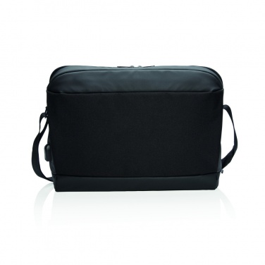 Logo trade advertising product photo of: Madrid RFID USB 15.6" laptop bag PVC free