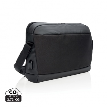 Logo trade promotional gifts picture of: Madrid RFID USB 15.6" laptop bag PVC free