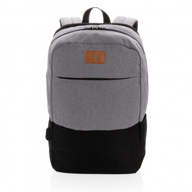Logo trade corporate gifts image of: Modern 15.6" USB & RFID laptop backpack PVC free