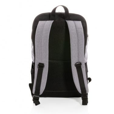 Logo trade promotional gifts image of: Modern 15.6" USB & RFID laptop backpack PVC free