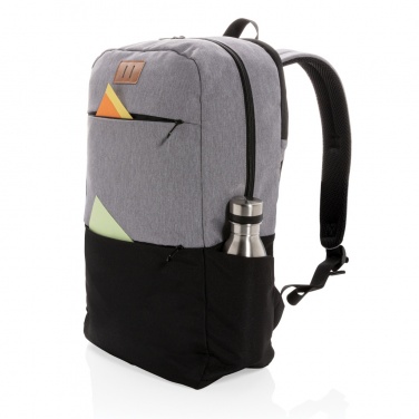 Logo trade corporate gifts image of: Modern 15.6" USB & RFID laptop backpack PVC free